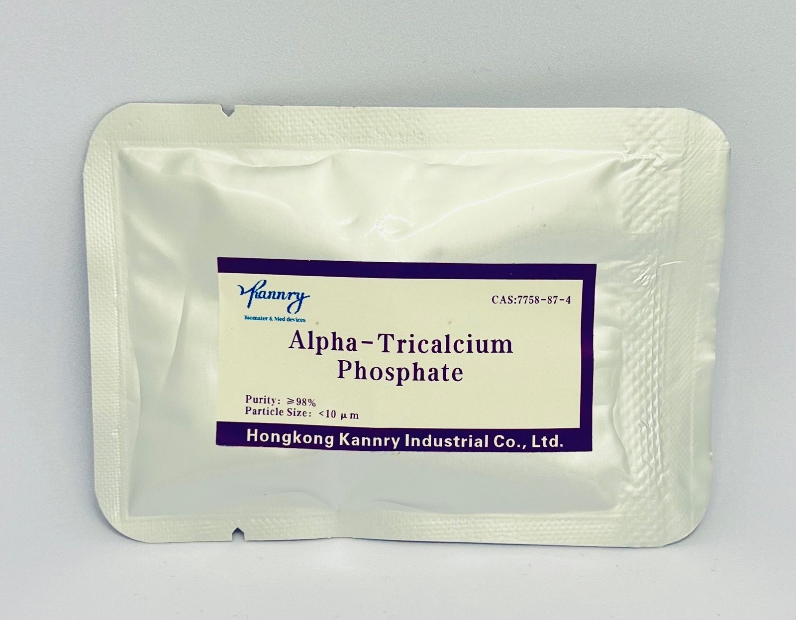 Kannrybio alpha-tricalcium phosphate powder package